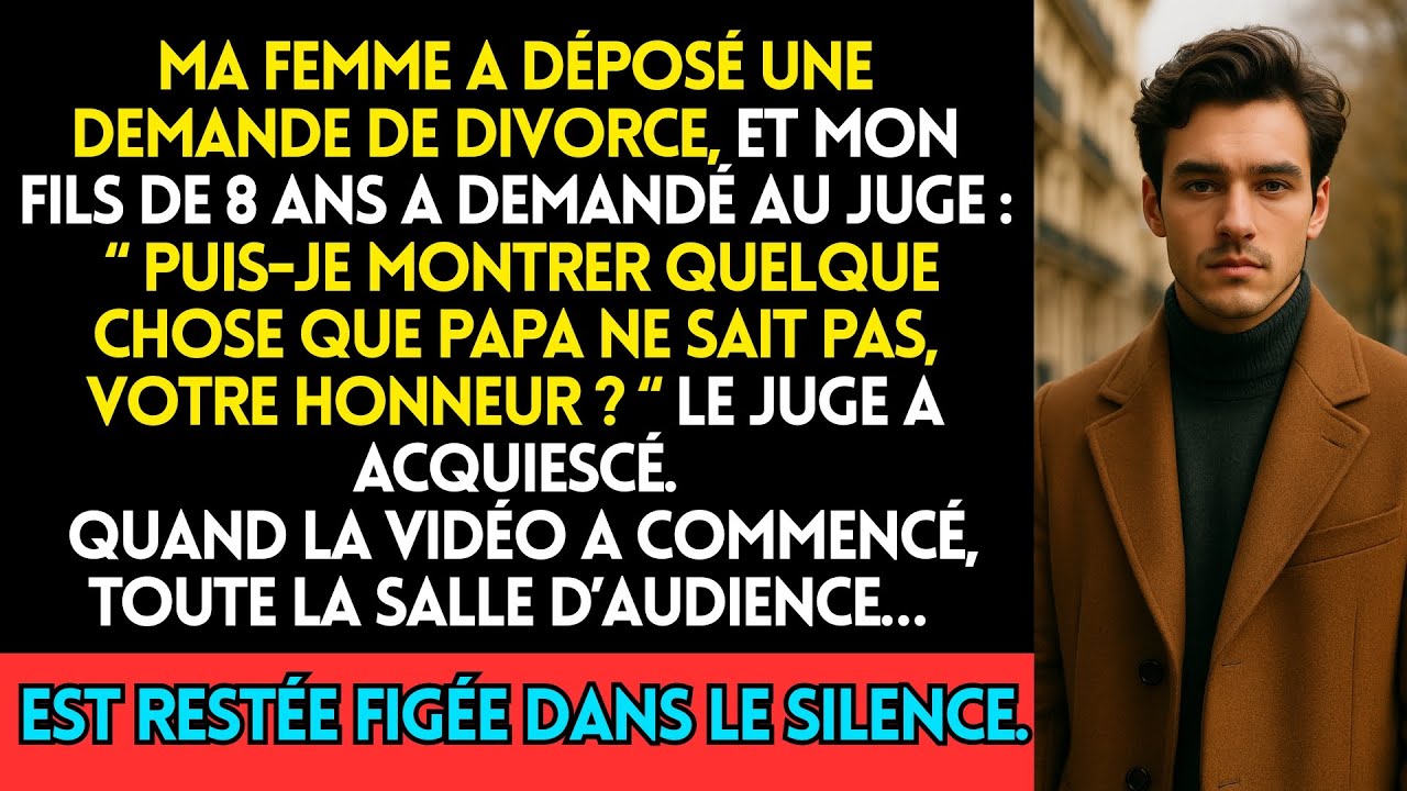 À Mon Audience de Divorce, Mon Fils a Montré Une Vidéo Qui a Choqué Tout le Tribunal.