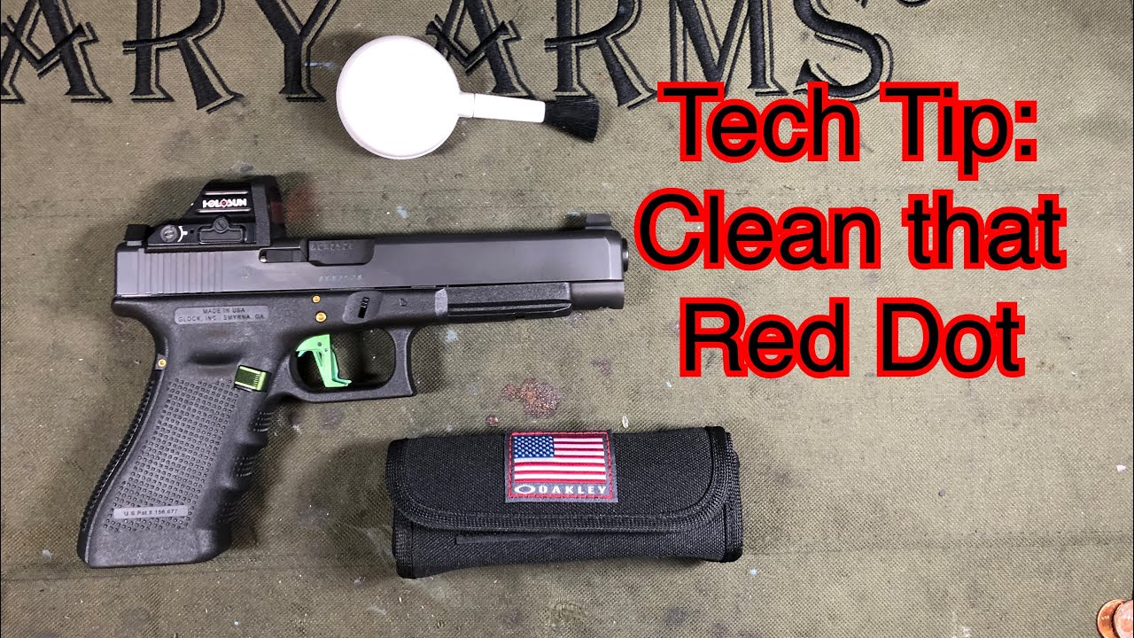 How To Clean Red Dot Sight