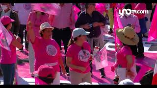 The president's response to the march in favor of the INE Asistentes A Marcha Ine