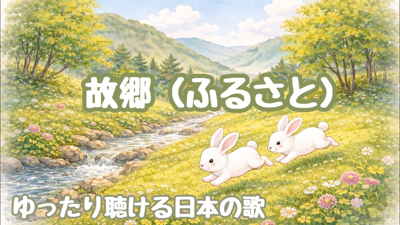 故郷（ふるさと）｜やさしく穏やかな歌｜静かな時間に寄り添う日本の歌