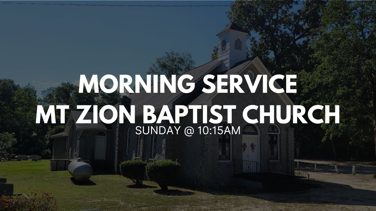 Sunday Service at Mt Zion Baptist Church, Blythewood SC 01/15/23