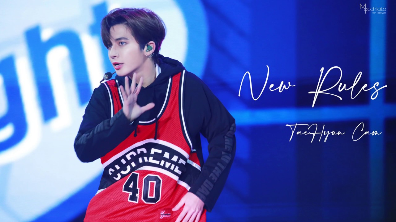 【TXT TAEHYUN FANCAM 4K】200104 GDA New Rules - TAEHYUN 태현 focus