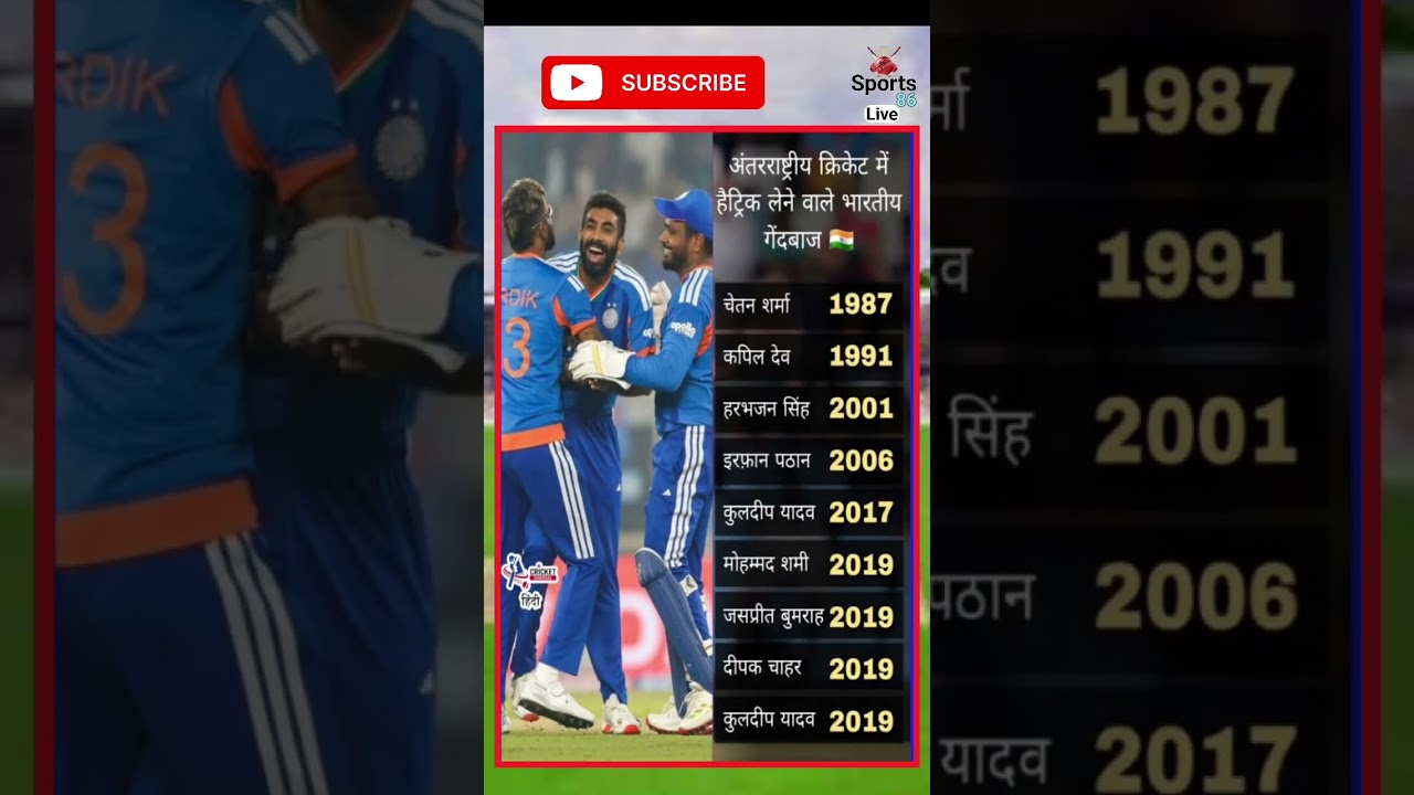 Team India के हैट्रिक लेने वाले गेंदबाजों की पूरी लिस्ट | Kuldeep Yadav 2 Hat-Trick |Cricket Records