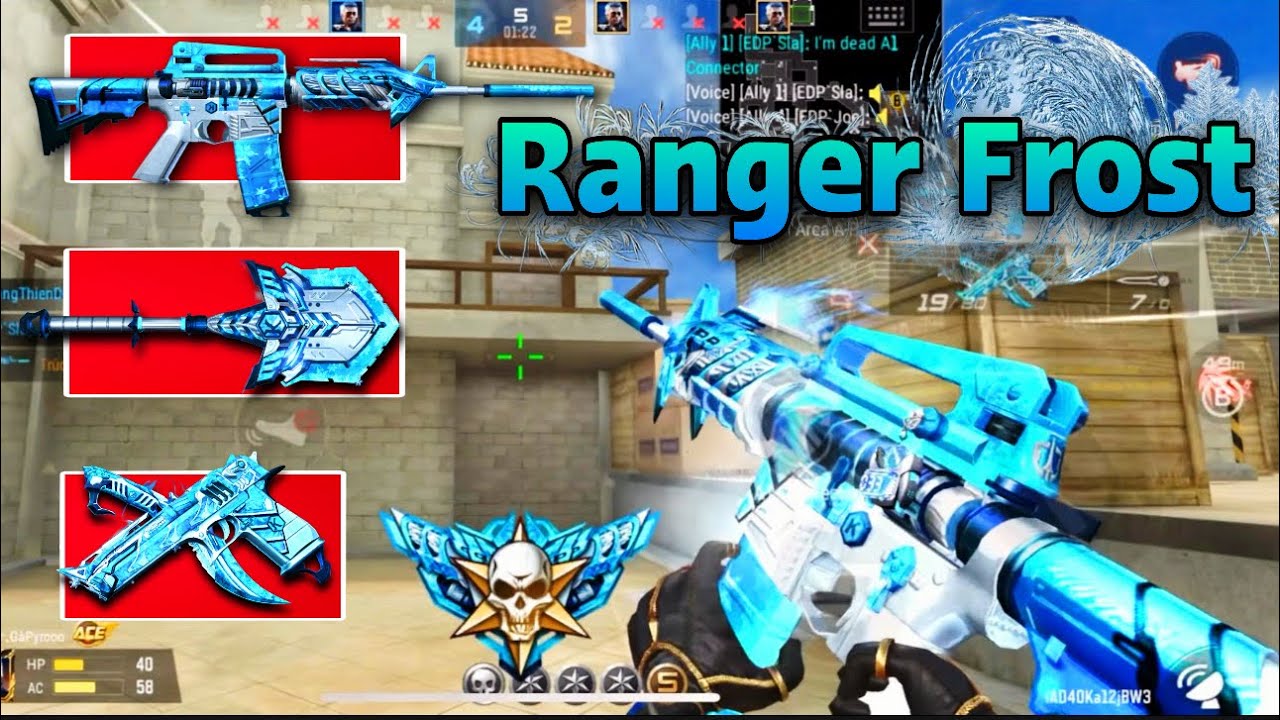 CrossFire Legends: Test M4A1 - Ranger Frost (Full set)