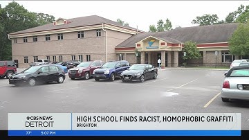 Racist, homophobic graffiti found at FlexTech High School in Brighton