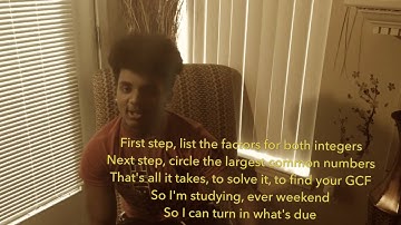 GCF & LCM Math Music Video