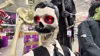 Visiting Halloween Decorations at Home Depot