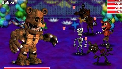 HOW TO GET TO BUBBA (fnaf world)