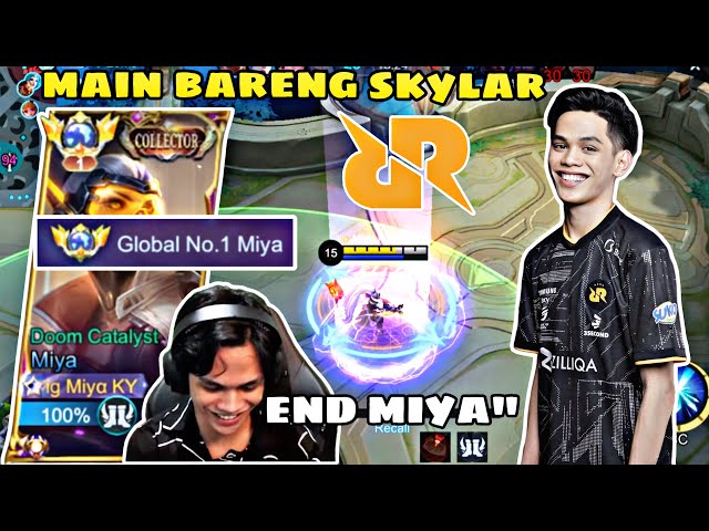 MAIN MIYA DI DEPAN RRQ SKYLAR‼️GROGI PARAH CUY - MOBILE LEGENDS class=