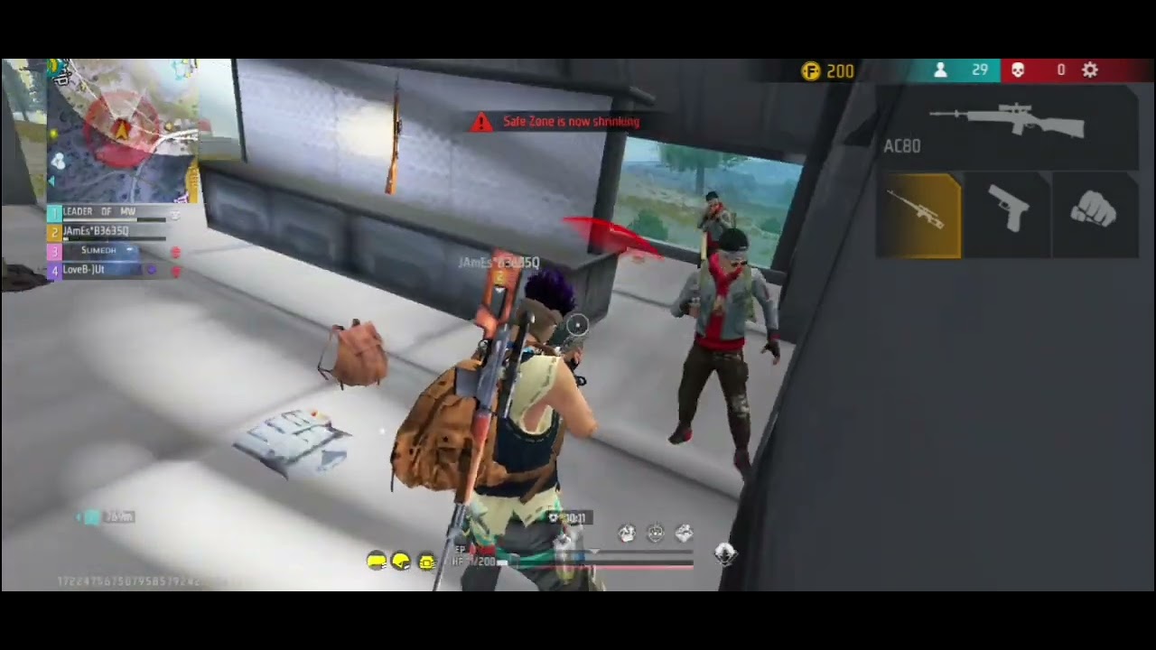 Free Fire 1 vs 4 In Br Rank Most Epic Moment. #freefire #brrankpushing ...