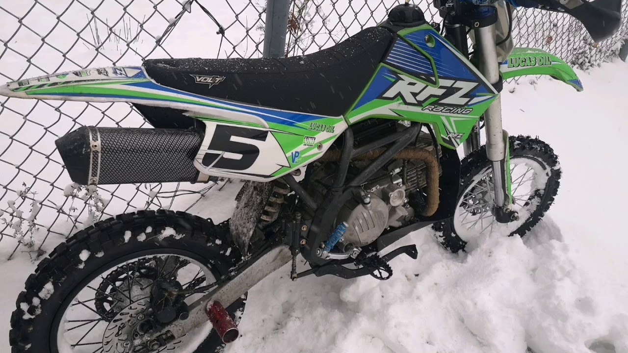 Apollo rfz 190cc pit bike completion - YouTube