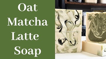 Making Oat Matcha Latte Soap | Day 6 of 365 | Soap and Product Making Challenge