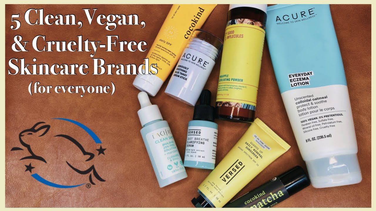 best vegan and cruelty free skin care
