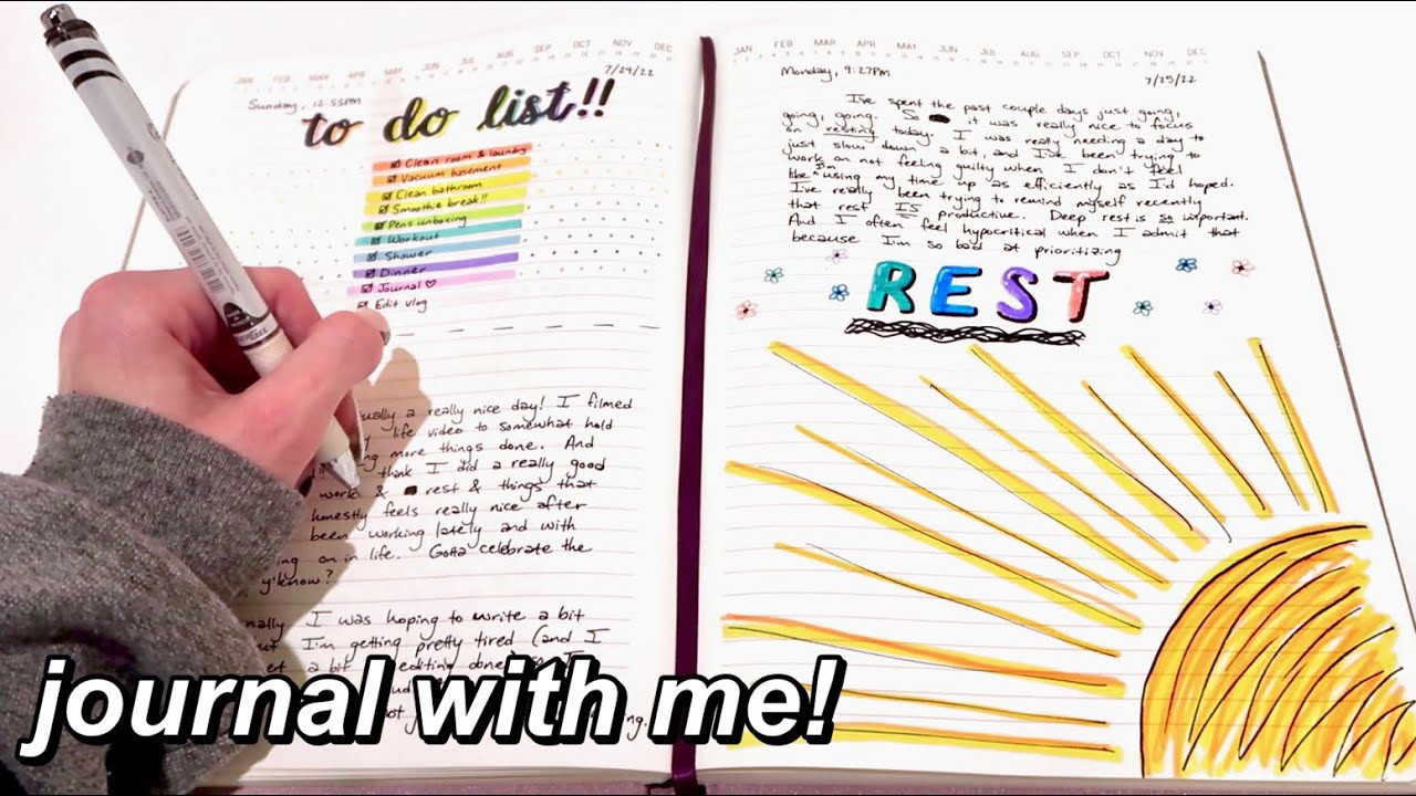 journal with me! (real time & unedited) | cozy journaling asmr