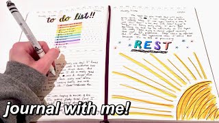 journal with me! (real time & unedited) | cozy journaling asmr