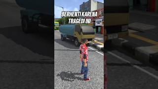 berhenti karena tragedi ini‼️#bussid #gaming
