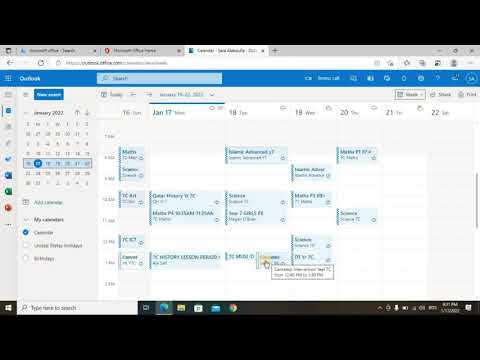 How to sync your outlook calendar with MS Teams