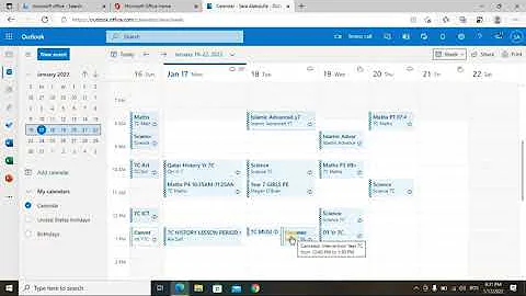 How to sync your outlook calendar with MS Teams