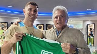 Dos Potencias Se Saludan El Pato Fillol Le Regaló Su Histórica Camiseta Campeona A Dibu Martínez
