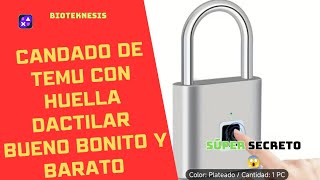 Configurar candado de huella dactilar screenshot 3