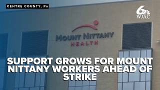 Other healthcare unions rally support for Central Pa hospital workers ahead of planned strike