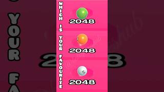 2 4 8 16 Small Balls Reach Highest Tile Impossible | Ball Run Infinity #ballgameshub  😱🔥 #shorts