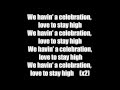 The Game - Celebration Ft. Lil Wayne, Chris Brown , Tyga & Wiz Khalifa - Lyrics