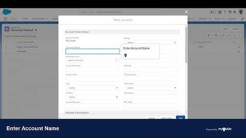 How to Create Accounts in Salesforce Lightning
