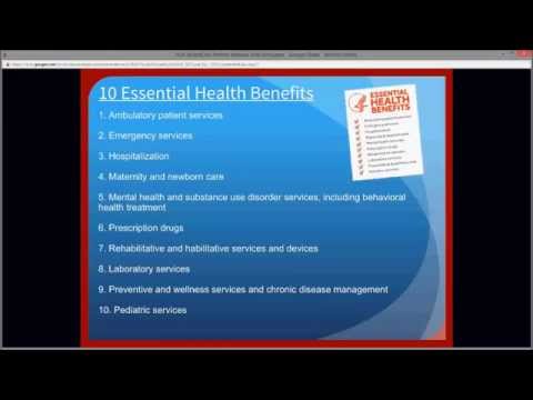 10 Essential Benefits Required for an ACA Qualified Health Plan