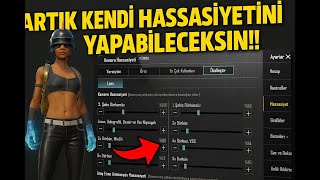 HASSASİYET AYARLARI NASIL YAPILIR ? KENDİ HASSASİYET AYARLARIM l PUBG Mobile
