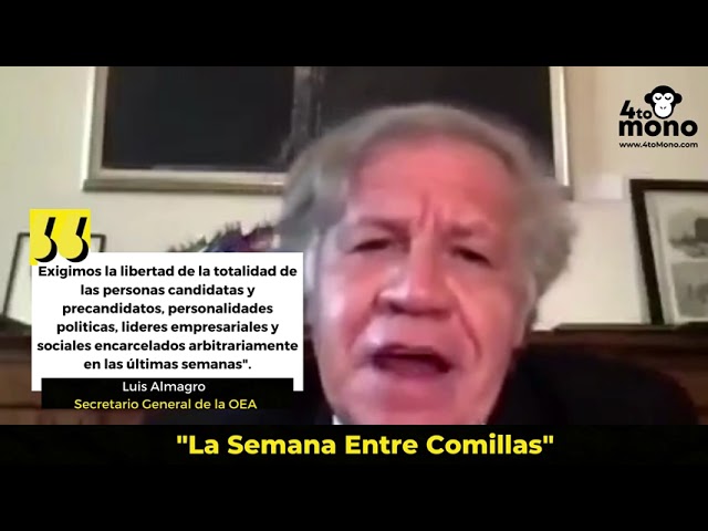 Luis Almagro : Exigimos la liberación de los encarcelados arbitrariamente en las ultimas semanas
