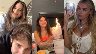 Natalie Setting the House on Fire | David Dobrik Tesla Winners Reactions - Vlog Squad IG Stories 63