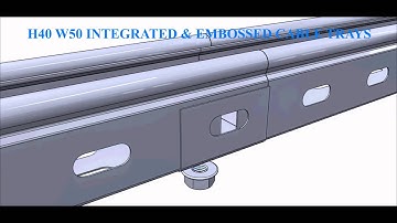 ARDIÇ ELEKTRİK H40 W50 INTEGRATED & EMBOSSED CABLE TRAYS