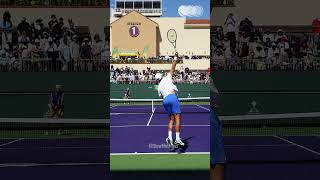 Novak Djokovic | Serve Slow motion 2 [Back View] #shorts