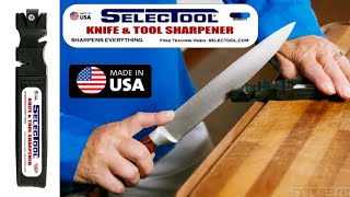BEST KNIFE Sharpener SELECTOOL #knife #tools #tips #kitchen #sharpening #best #howto #usa #madeinusa