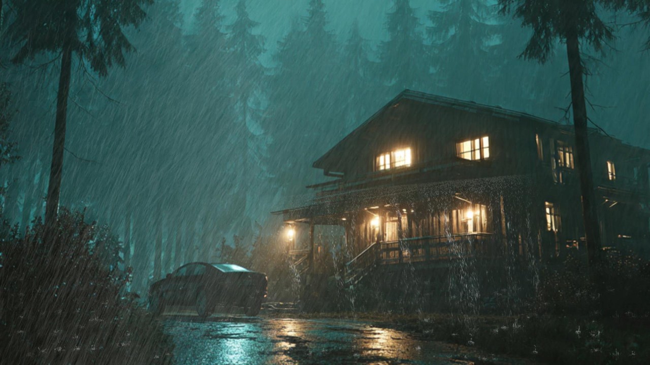 ASMR 🌧️ Lluvia y truenos realistas – Sonidos naturales para dormir profundamente toda la noche