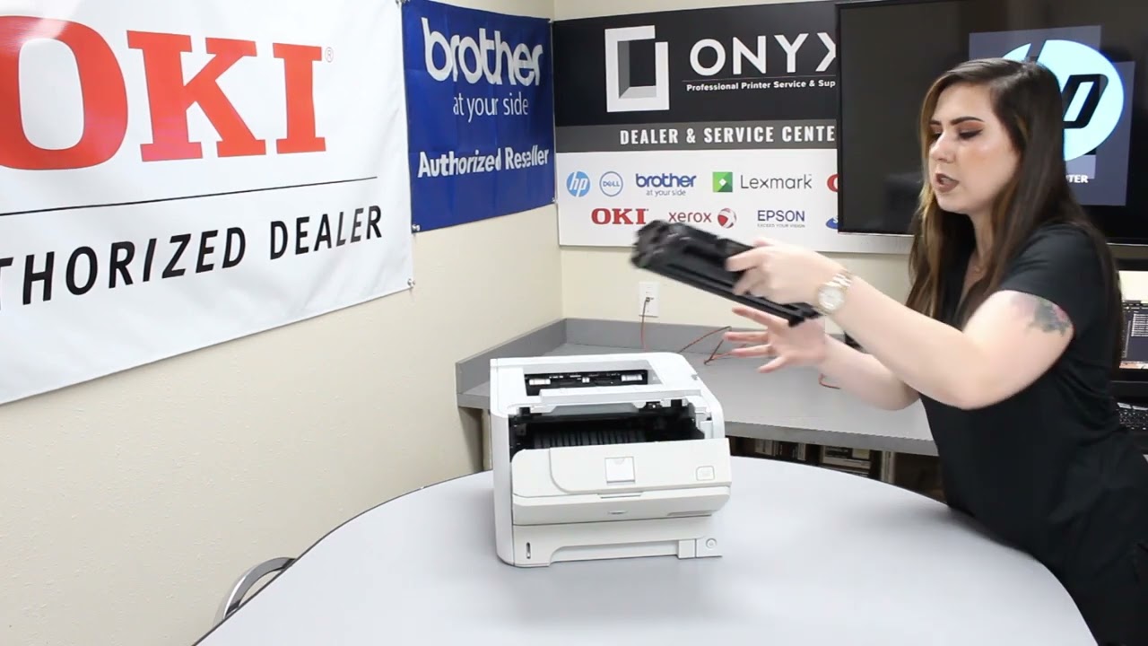 HP Laserjet P2035  | Onyx Imaging | Printer Repair OKC | How to Change Toner