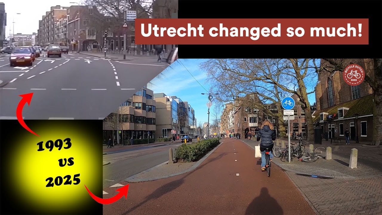 Utrecht changed so much! Street images in 1993 vs 2025