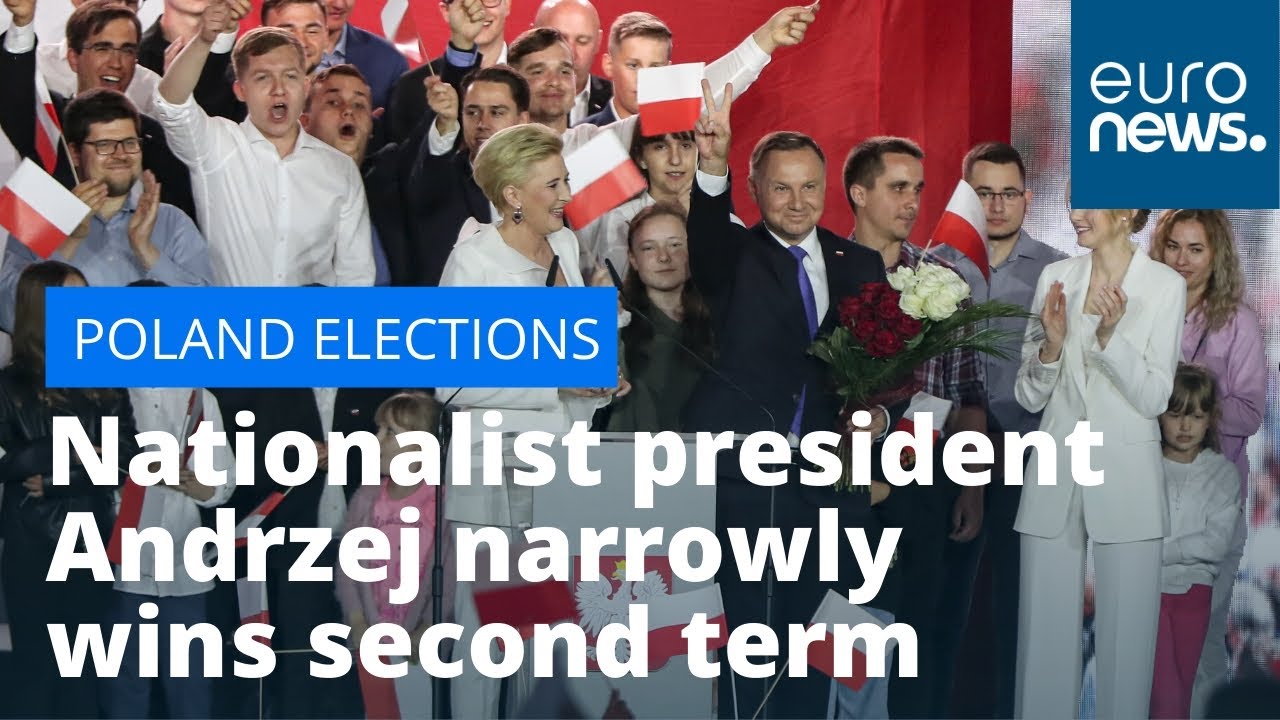 Duda Re Elected In Poland Nationalist President Andrzej Narrowly Wins Second Term Youtube