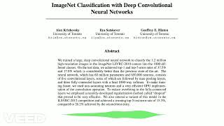 Podcast ImageNet Classification with Deep Convolutional Neural Networks