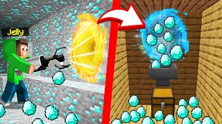 I BEAT Minecraft Using A PORTAL GUN...