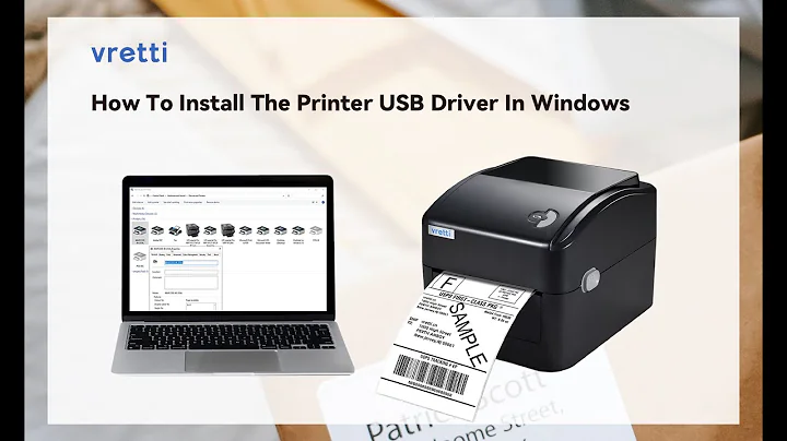 2023 vretti 420B label printer install driver and print.