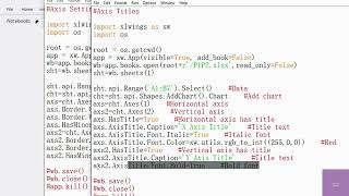 10 - Python Data Visualization with xlwings