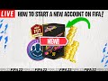 Fifa22  how to start a new account