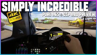 Assetto Corsa | Pure 1.65   CSP 1.80p - Absolutely Incredible Mods | 4k Triple Screen GoPro POV