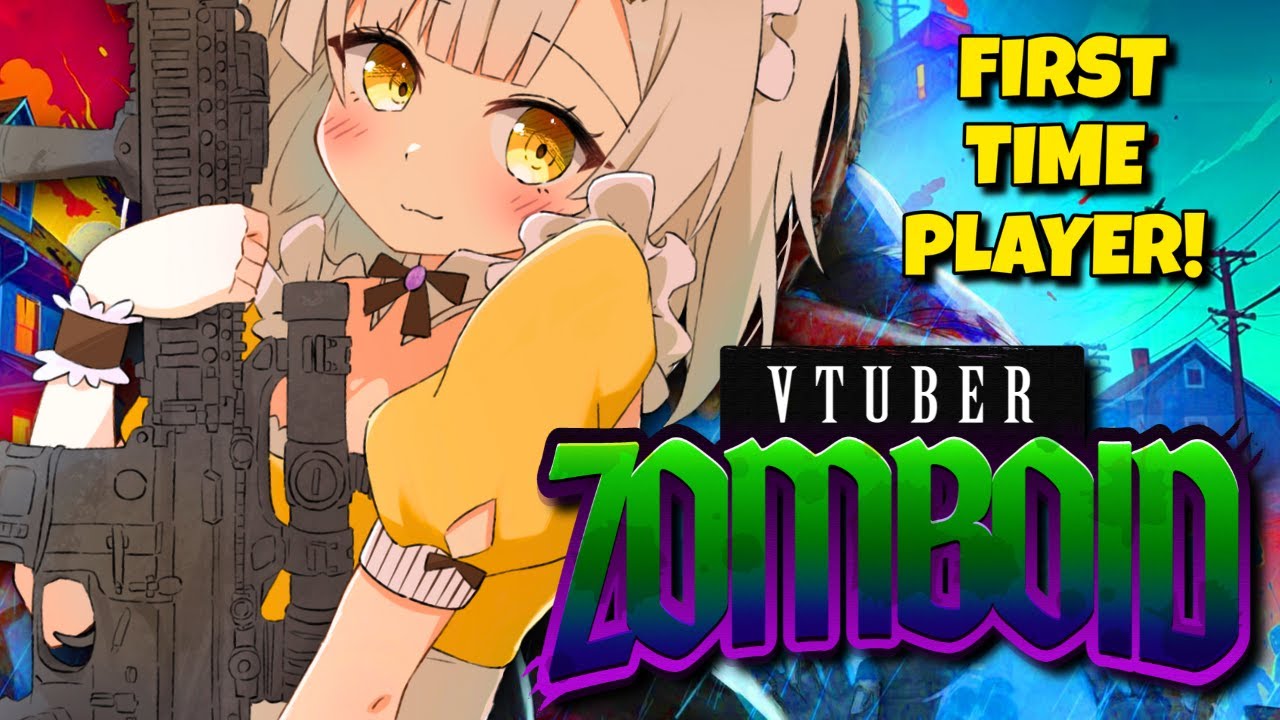 FIRST TIME PLAYING PROJECT ZOMBOID! 😱💗 【 NEW VTUBER PROJECT ZOMBOID SERVER 】