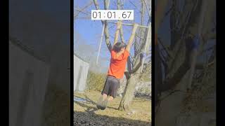 2 minutes and 37 seconds dead hang sped up
