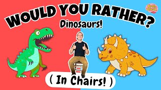 🦖 Dinosaur Would You Rather | Seated Brain Break for Kids
