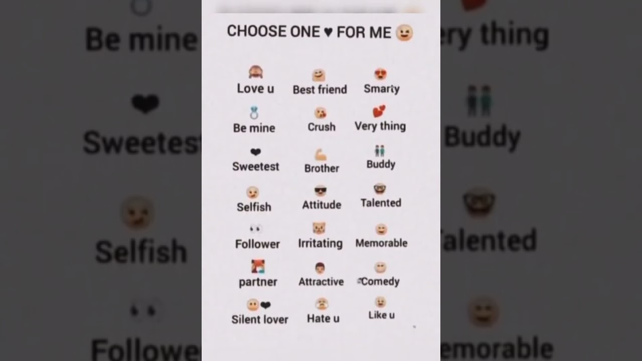 Choose One For Me YouTube Choose One For Me YouTube