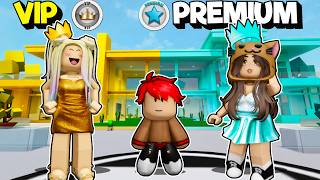 FAMILIA VIP VS FAMILIA PREMIUM en BROOKHAVEN ROBLOX